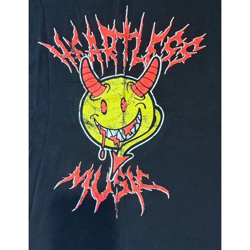 Return to Sender Worthless Smile Devil Graphic T Shirt Black Large Punk Goth